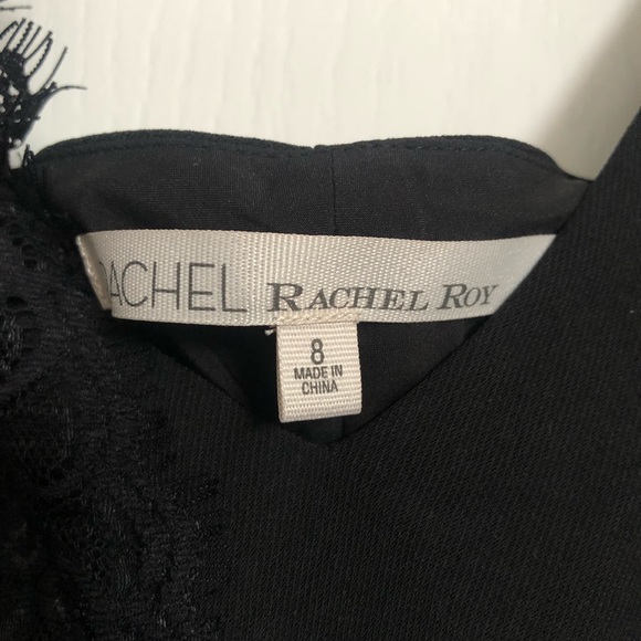 Rachel Roy , black asymmetrical slip dress, size 8 - Picture 3 of 4